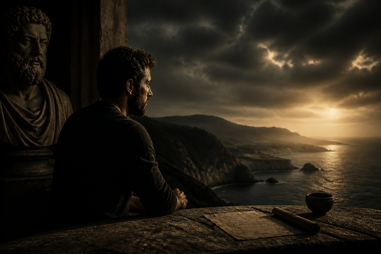 The Geometry of Control: Marcus Aurelius and the Stoic Mindset